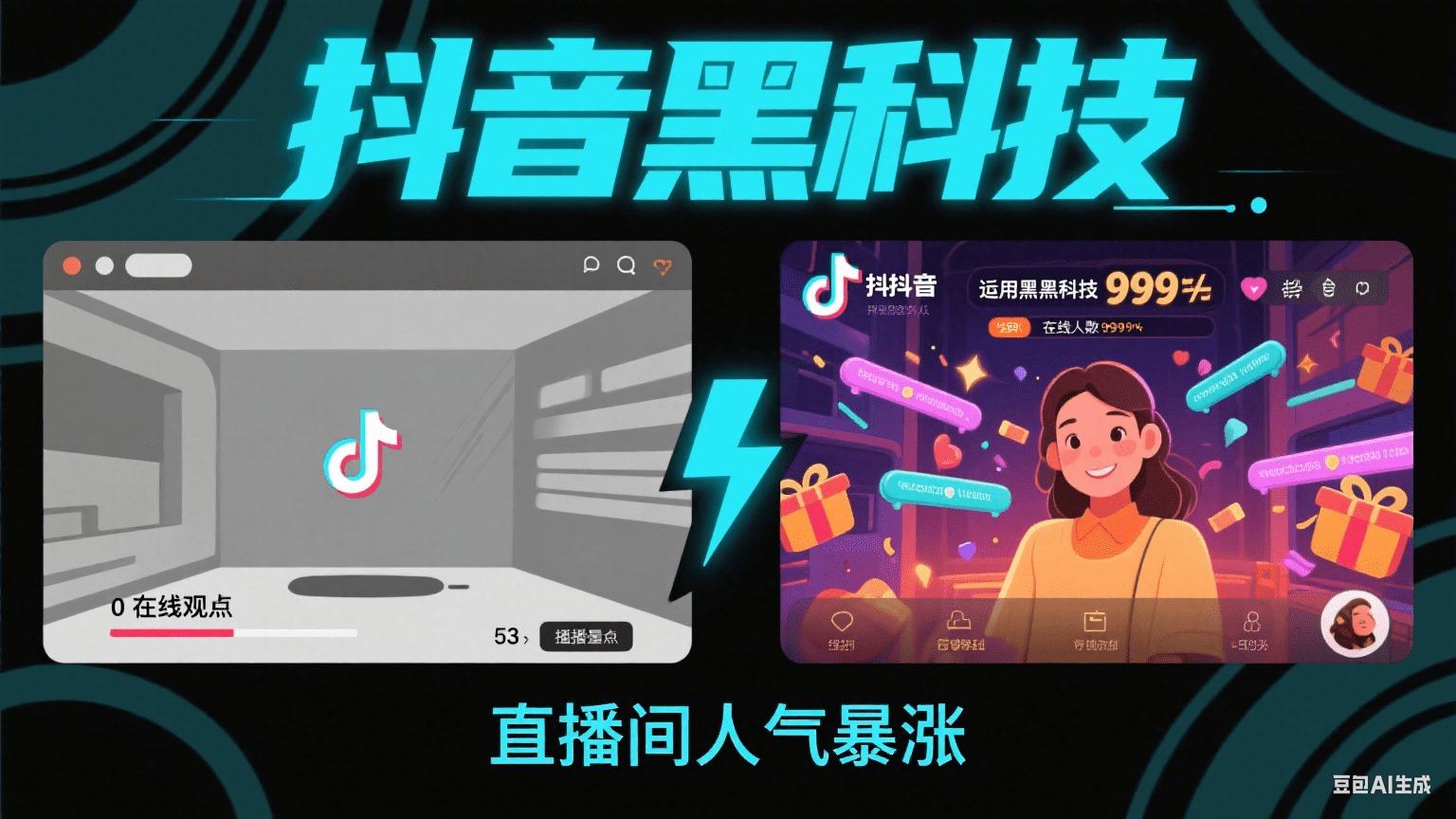 抖音黑科技曝光！0成本让直播间爆人气、视频上热门的秘密就在这！-亿多多首码网