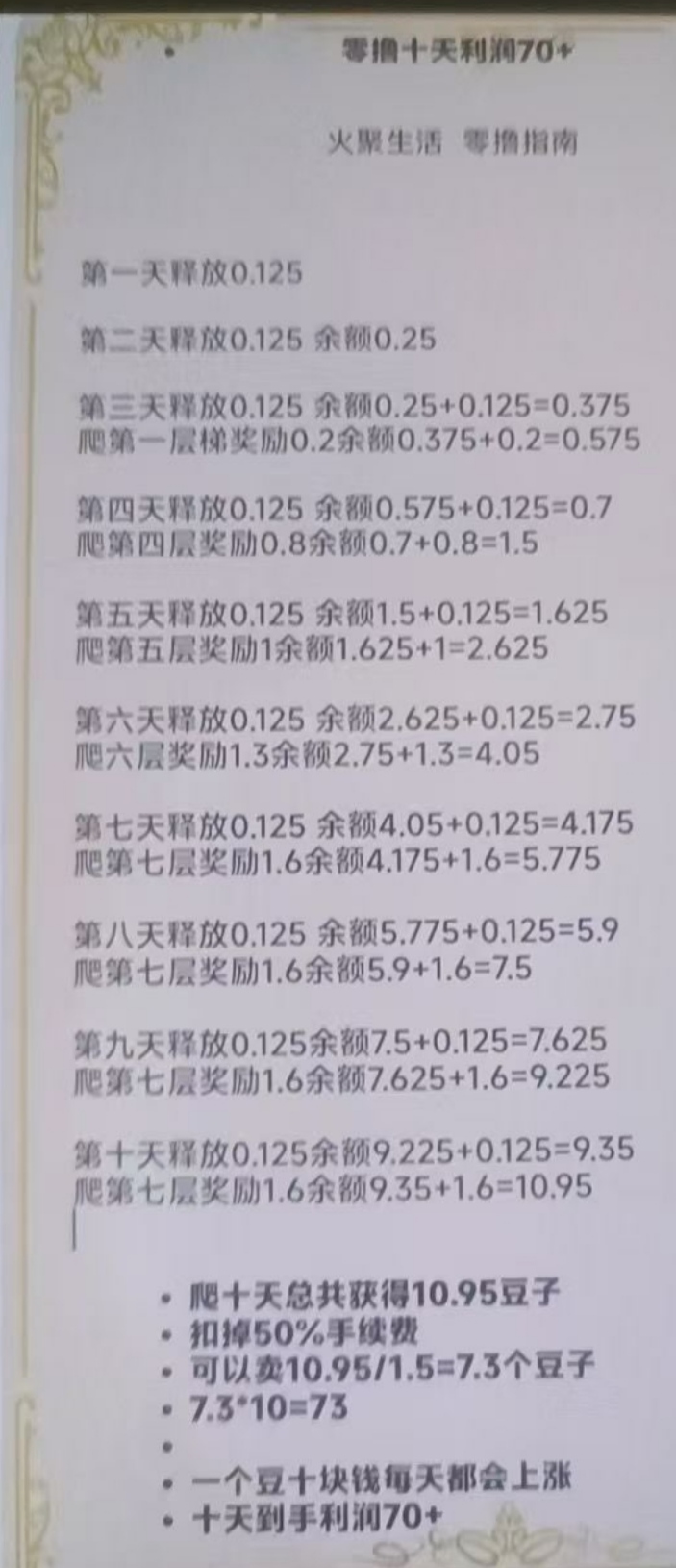 火聚生活0撸，每天5个广告，简单爬墙就行，价值高-亿多多首码网